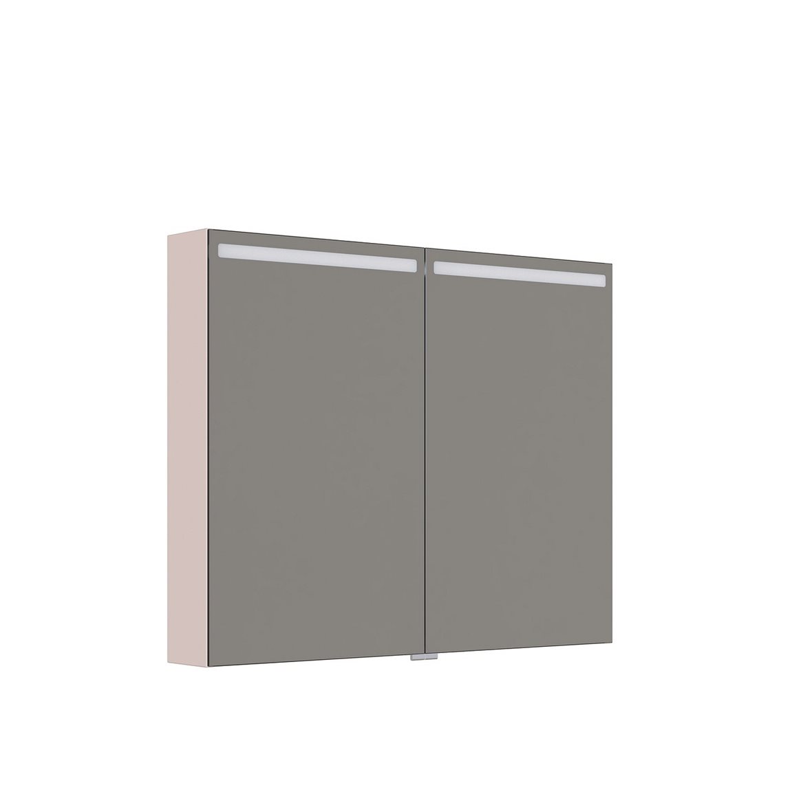 Dansani Mido Classic Pro Top valaisinpeilikaappi 100x80x15 cm hiekka 2 ovea päävalaistus pistorasia siirrettävä kaksoisjohdotus