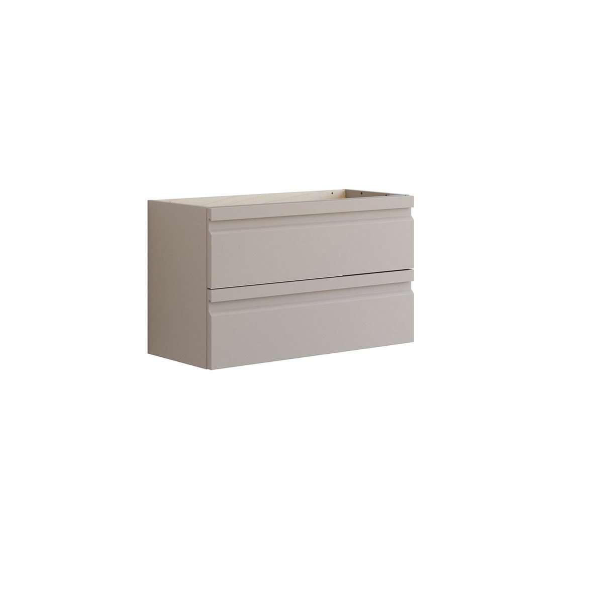 Dansani Luna Urban allaskaappi 80x48x35 cm mattamusta kumilakka 2 ltk integroitu vedin