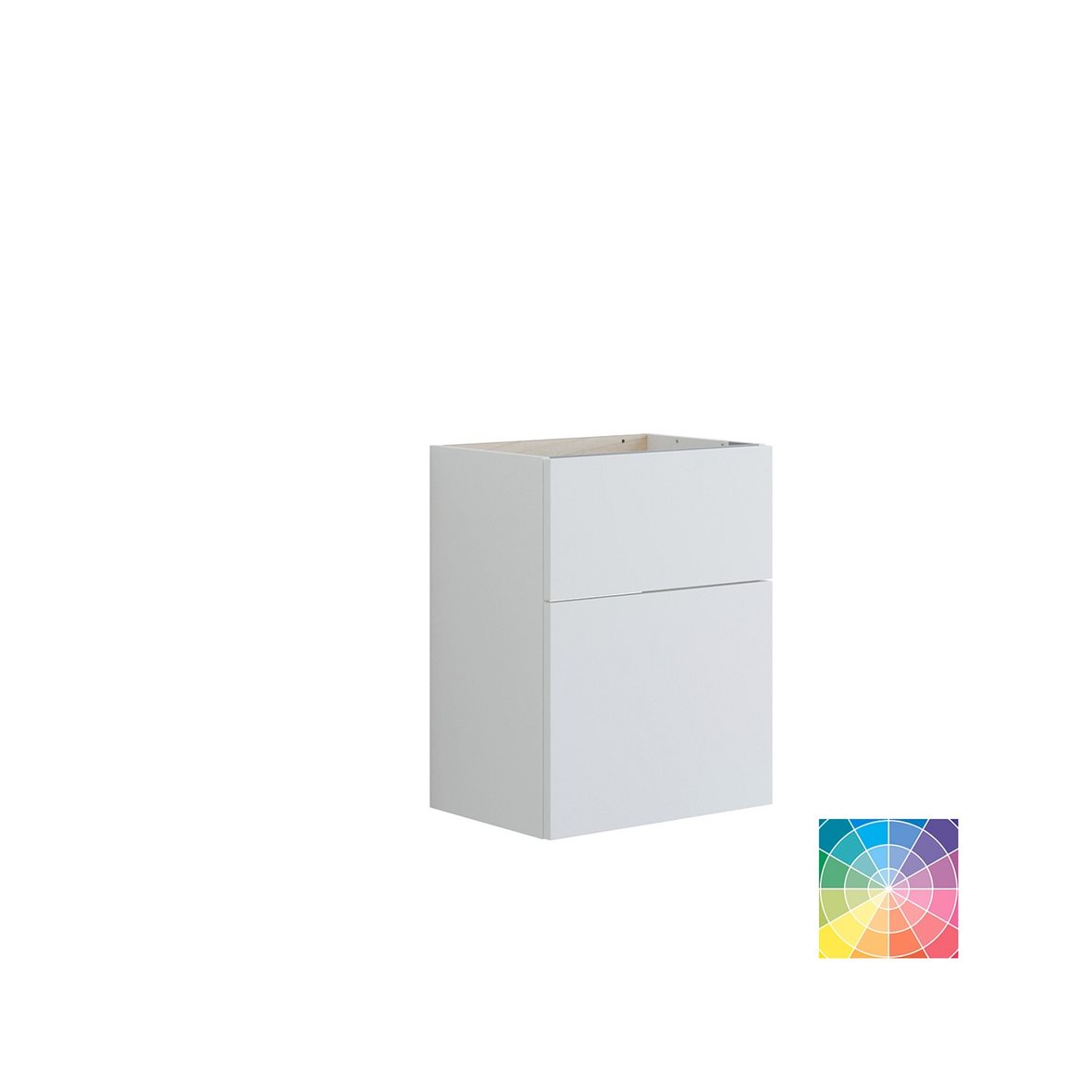 Dansani Luna Urban allaskaappi 50x64x35 cm valinnainen väri 2 ltk ilman vetimiä