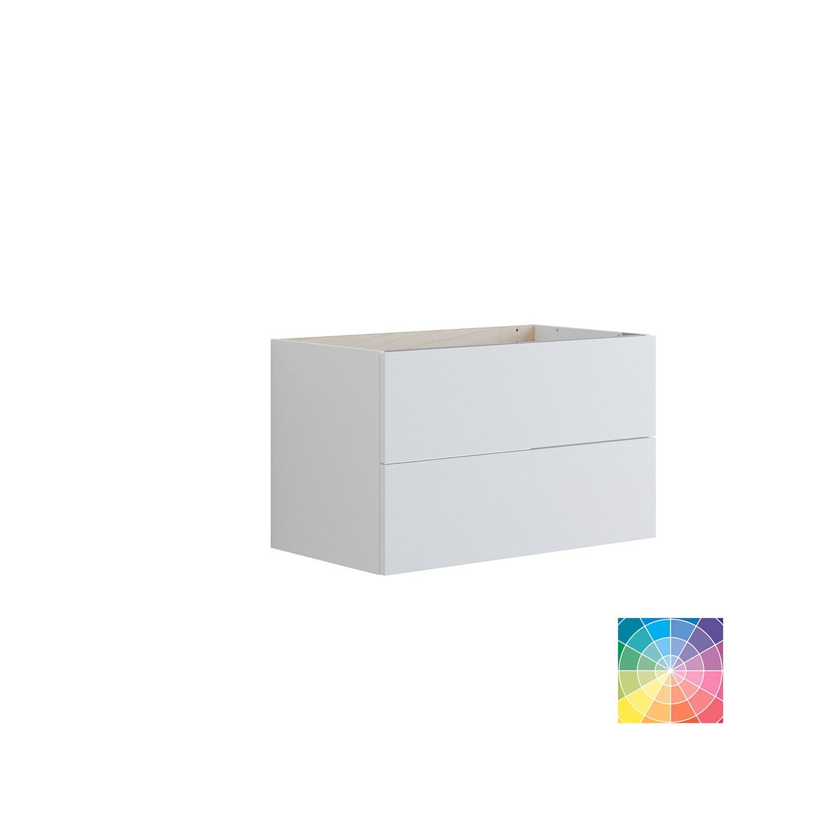 Dansani Luna Urban allaskaappi 80x48x44 cm valinnainen väri 2 ltk ilman vetimiä