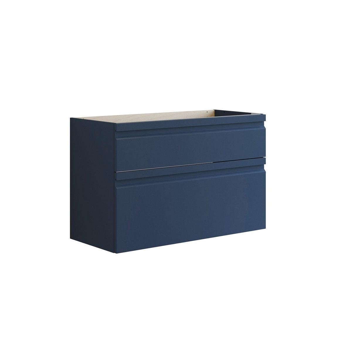 Dansani Luna Urban allaskaappi 100x64x44 cm deep blue matta kumilakka 2 ltk integroitu vedin