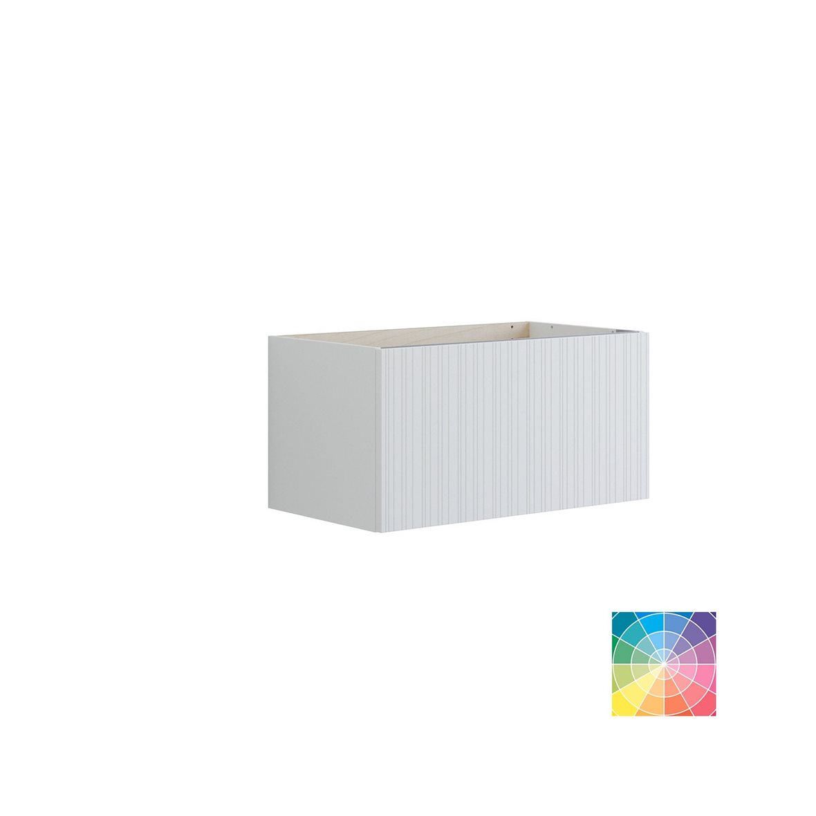 Dansani Luna Urban kaappi tason alle 80x40x44 cm rihlattu valinnainen väri 1 ltk ilman vetimiä