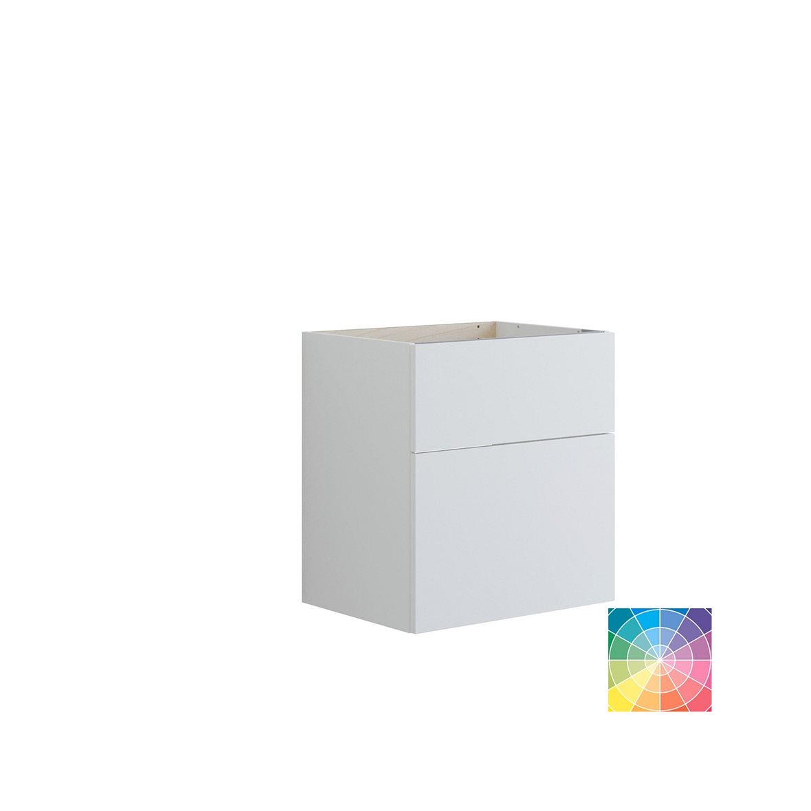 Dansani Luna Urban kaappi tason alle 60x64x44 cm valinnainen väri 2 ltk ilman vetimiä