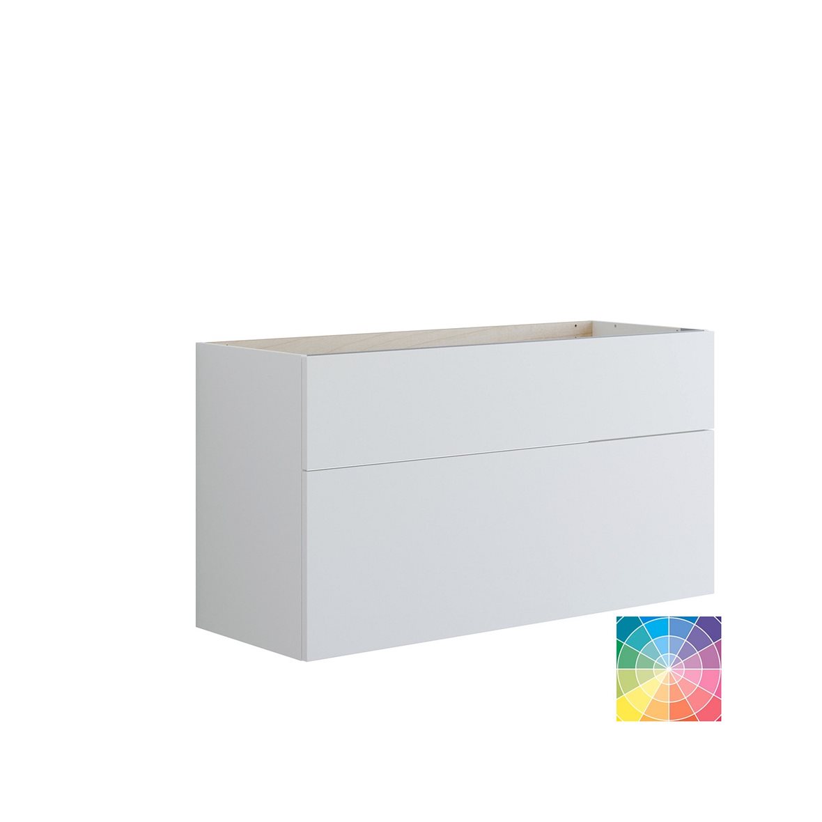 Dansani Luna Urban kaappi tason alle 120x64x44 cm valinnainen väri 2 ltk ilman vetimiä