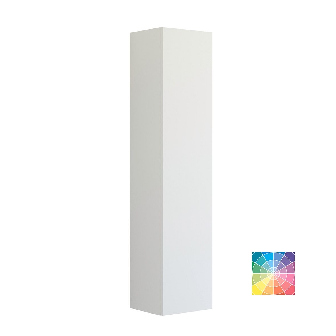 Dansani Luna Urban korkea kaappi 40x176x35 cm valinnainen väri 1 ovi ilman vetimiä saranat oikealla