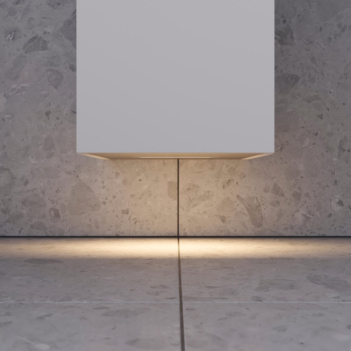 Dansani Luna LED alasvalo 30 cm kaapin pohjaan