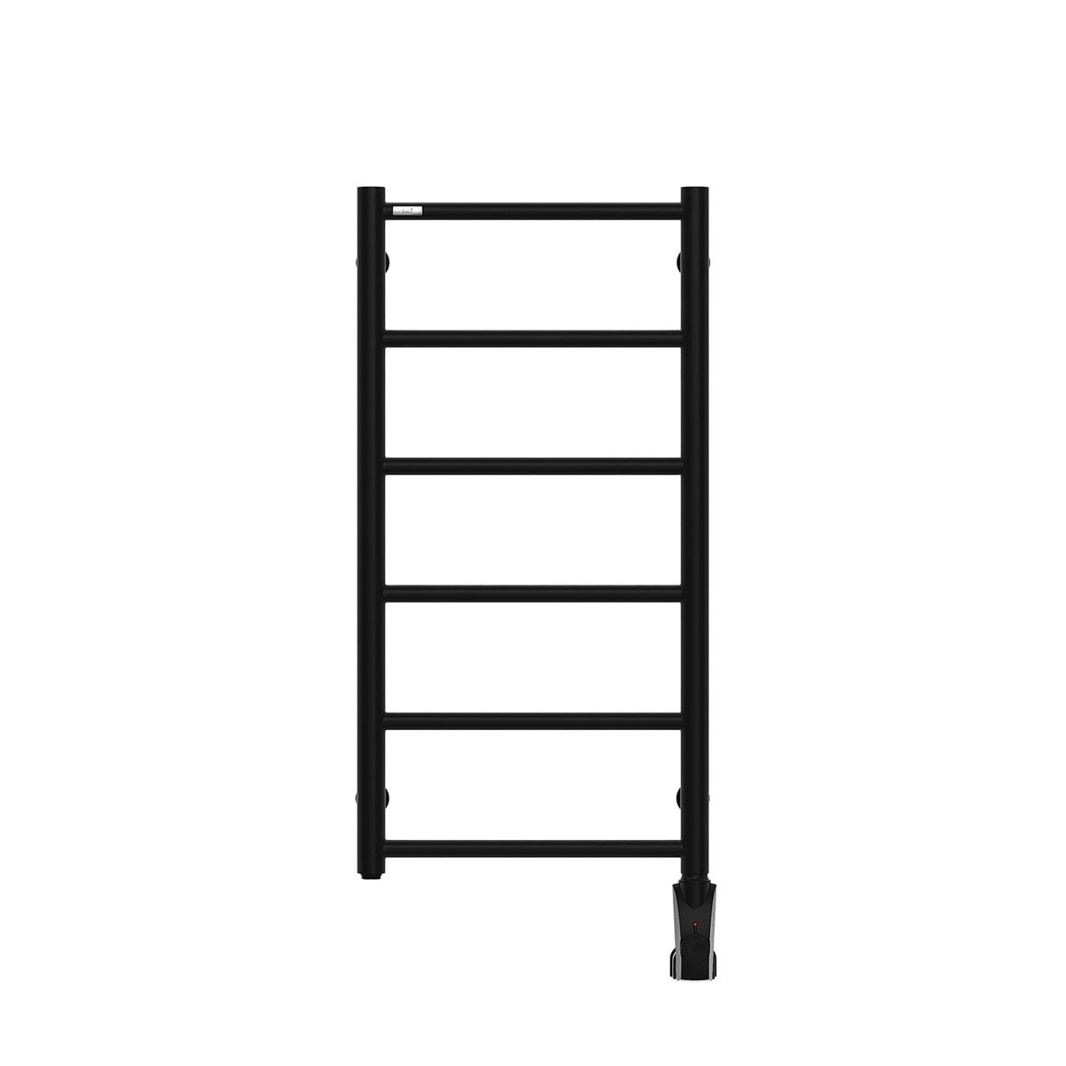 Nordhem Nääs sähköinen pyyhekuivain termostaatilla 40x90 cm mattamusta 150W