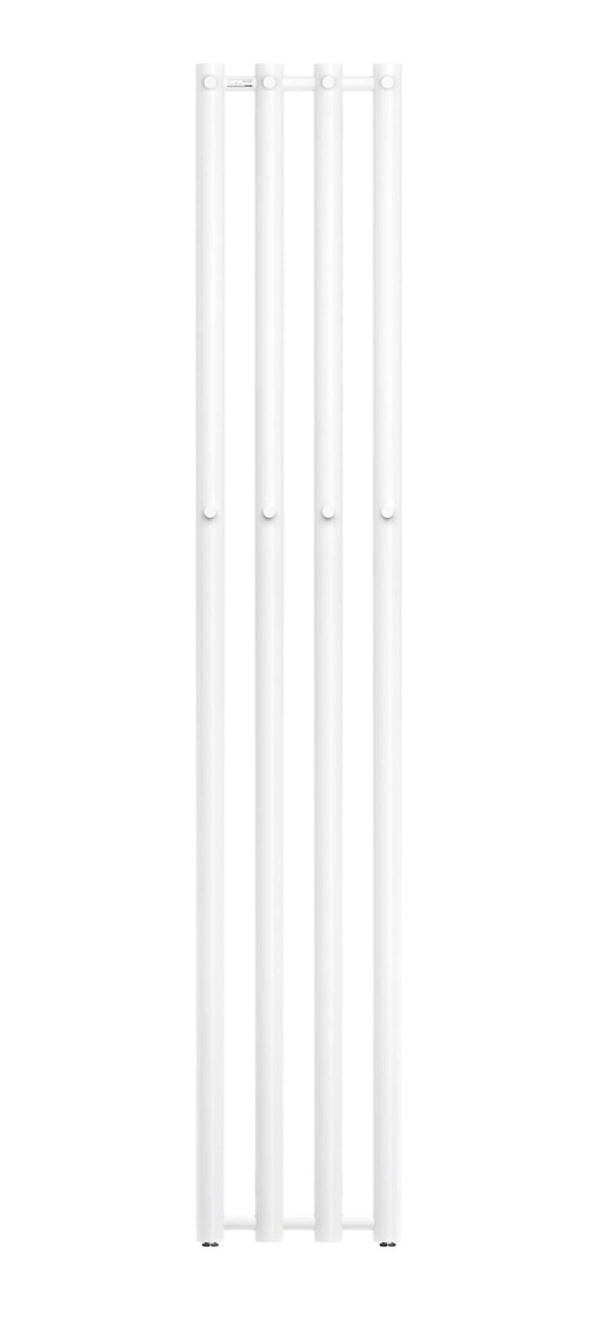 Nordhem Rosendal pyyhekuivain lämmitysveteen 26x150 cm valkoinen 350/182W