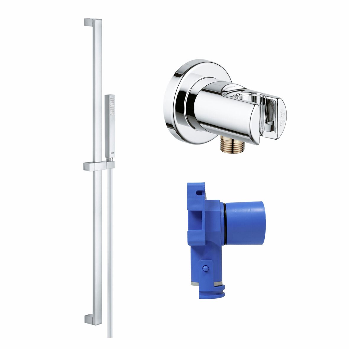 GROHE Euphoria Cube Stick suihkusetti 90 cm paketti kromi 15 l/min