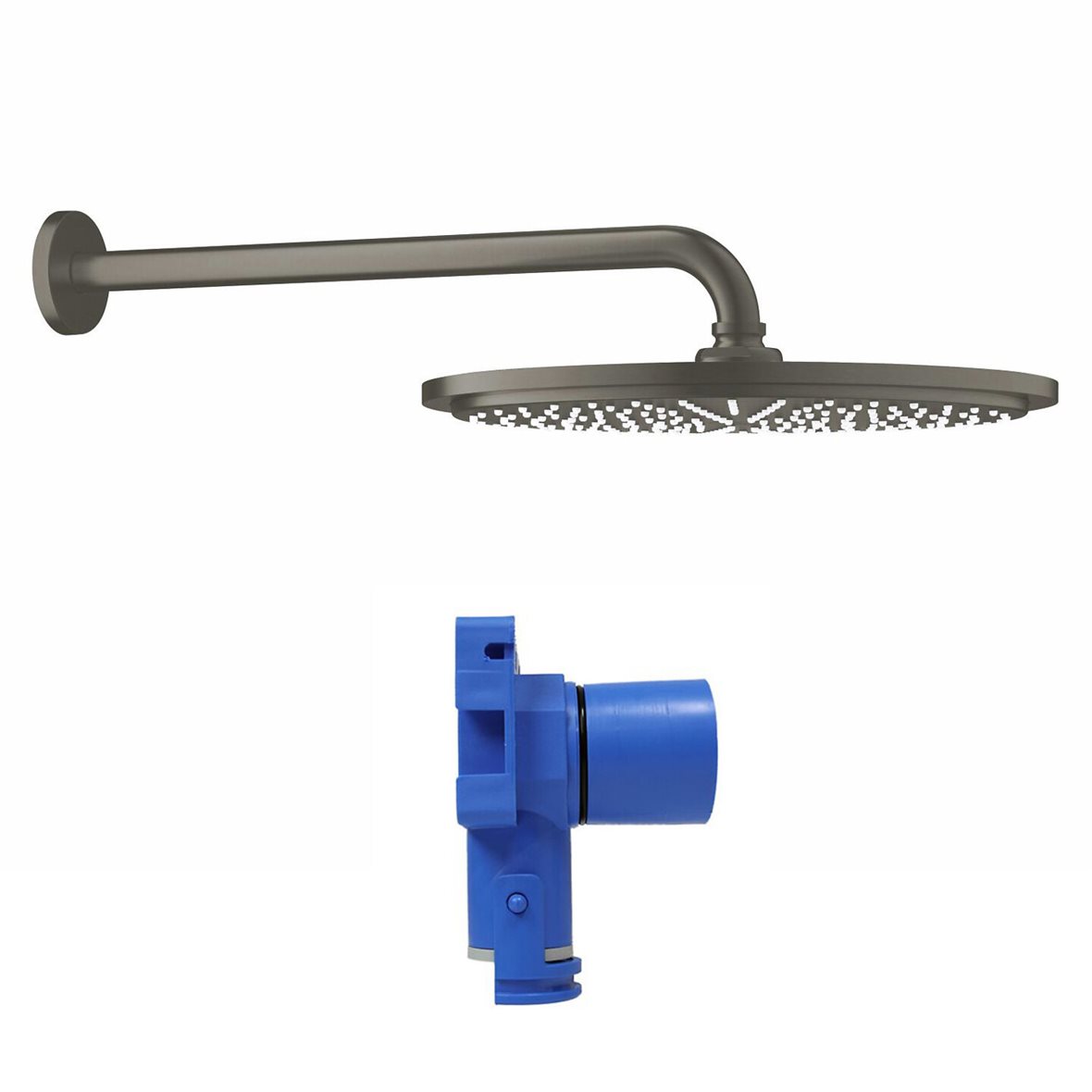 GROHE Rainshower Cosmopolitan 310 yläsuihku seinään paketti brushed hard graphite