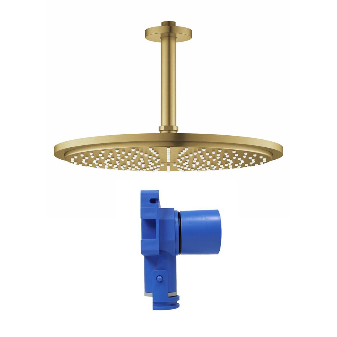 GROHE Rainshower Cosmopolitan 310 yläsuihku kattoon paketti brushed cool sunrise