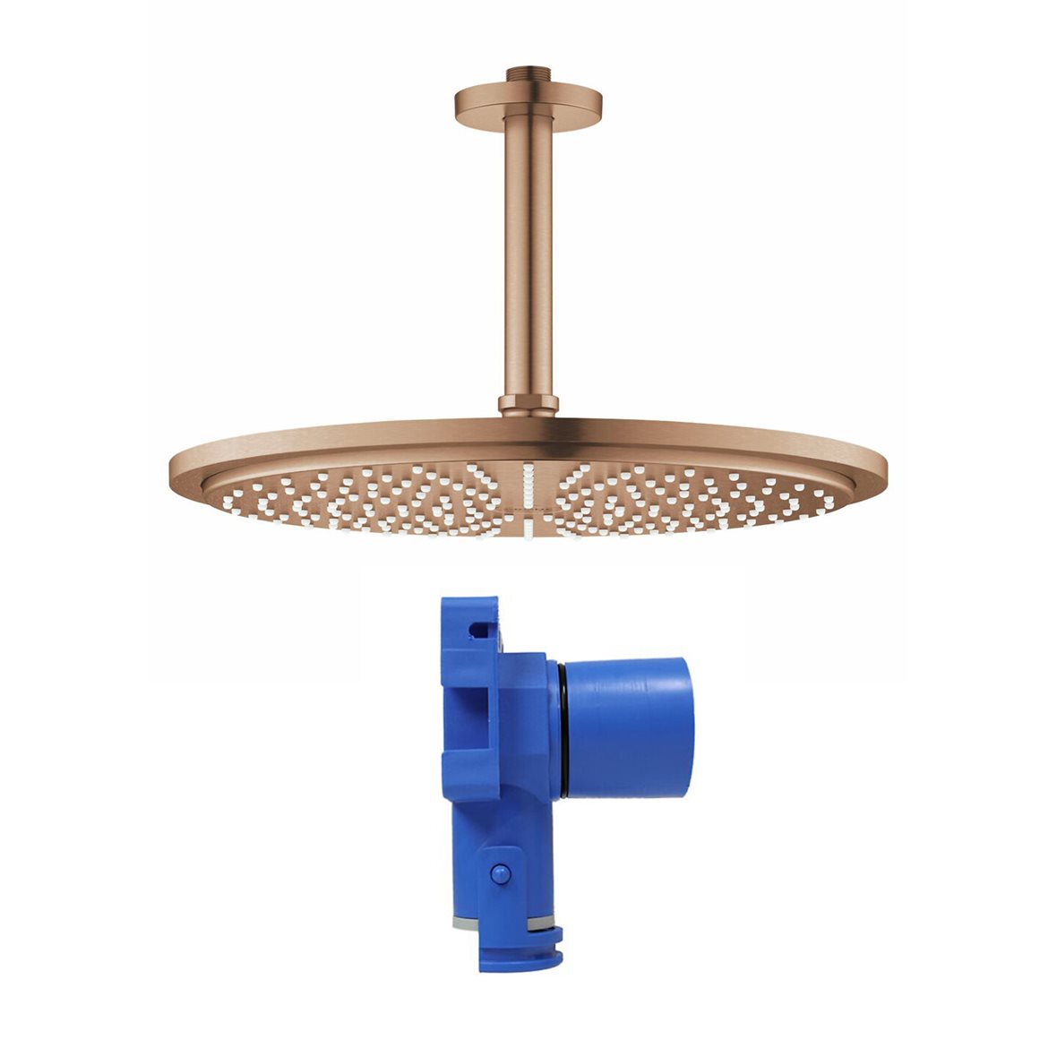 GROHE Rainshower Cosmopolitan 310 yläsuihku kattoon paketti brushed warm sunset