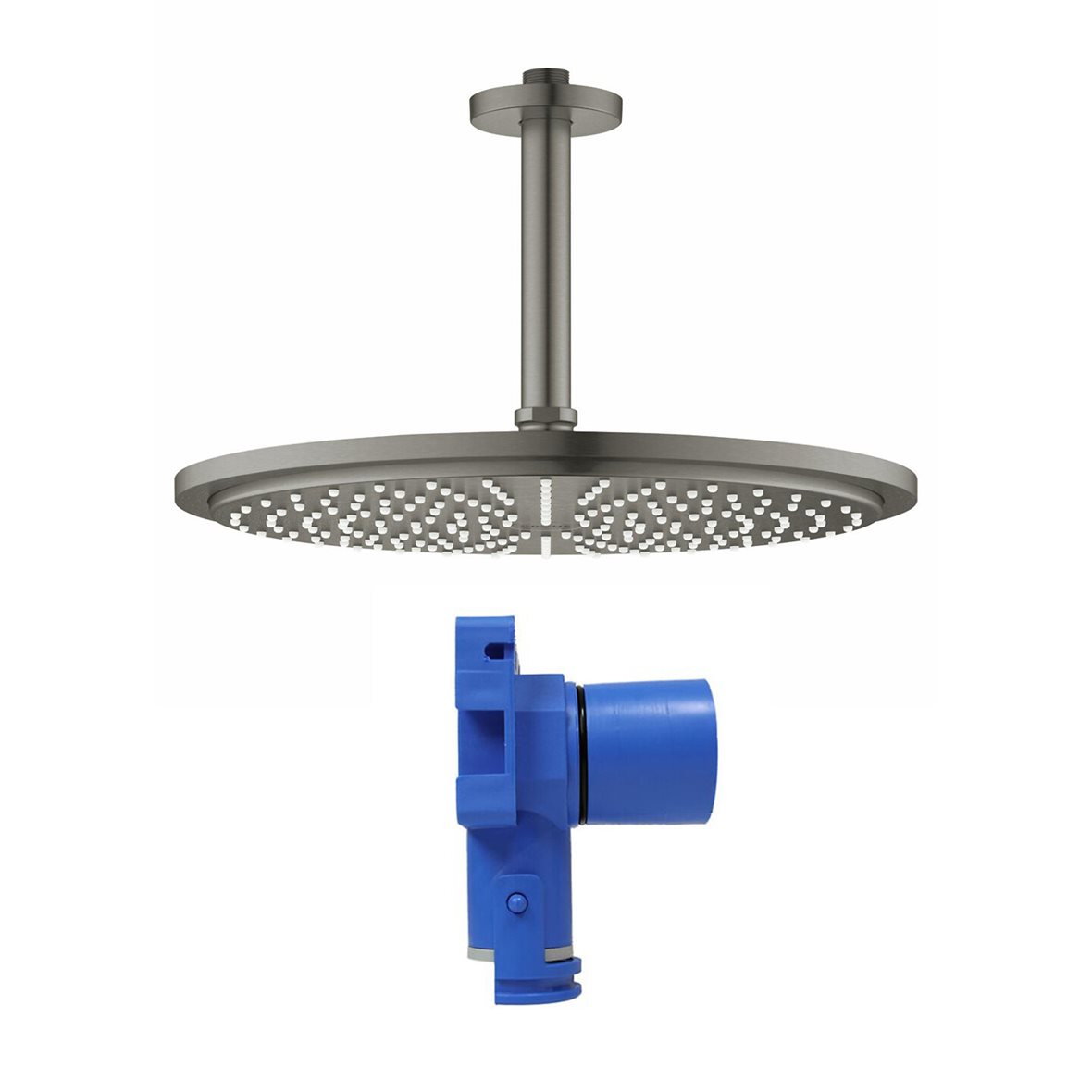 GROHE Rainshower Cosmopolitan 310 yläsuihku kattoon paketti brushed hard graphite