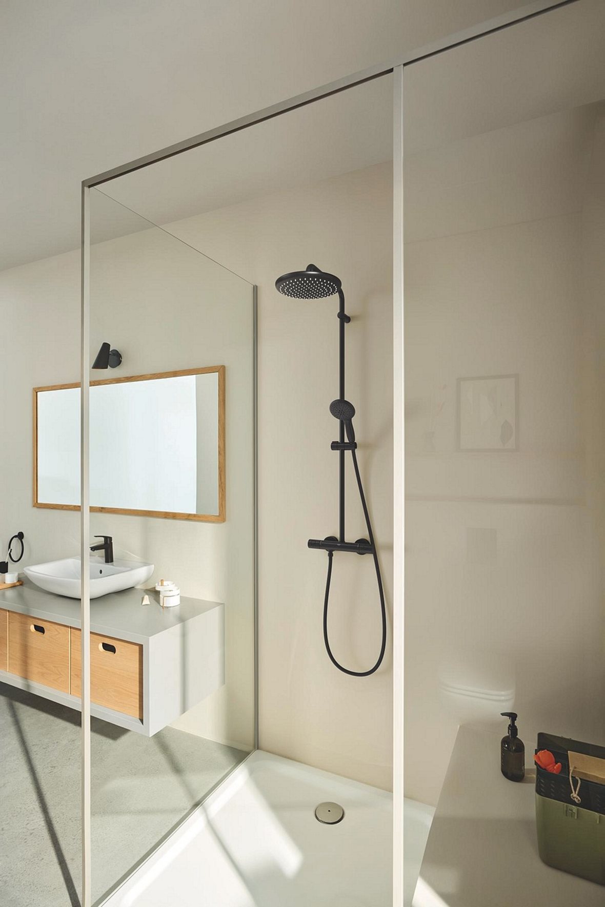 GROHE Tempesta, GROHE Tempesta System 250 sadesuihkusetti mattamusta
