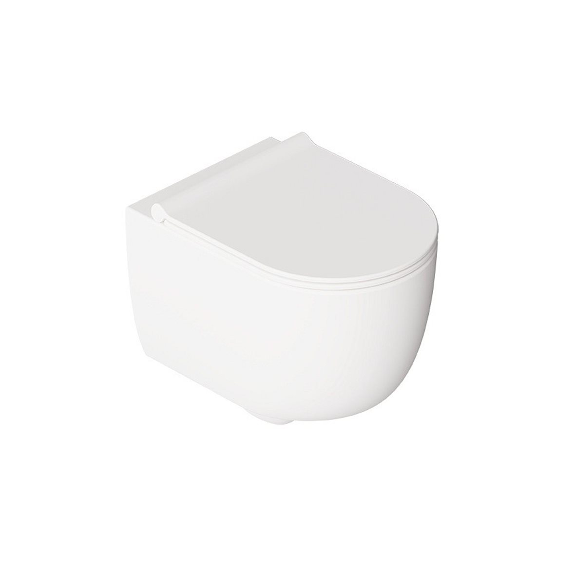 Alice Ceramica UNICA WC-istuin seinään 500 rimless Aliflush mattavalkoinen