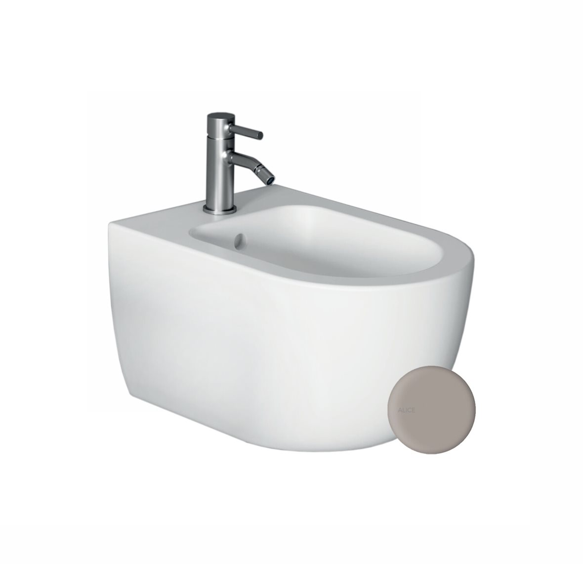 Alice Ceramica UNICA pesuistuin seinään 500 harmaa