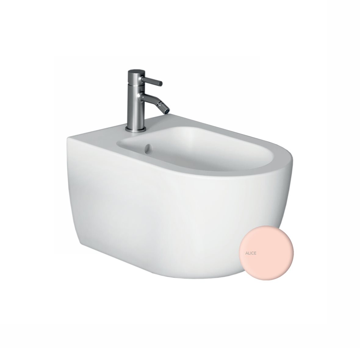 Alice Ceramica UNICA pesuistuin seinään 500 rosa