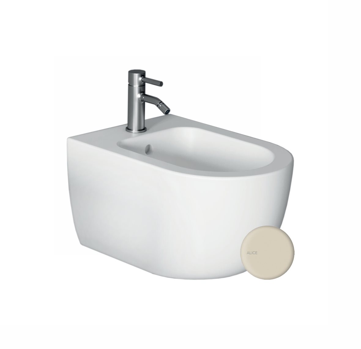 Alice Ceramica UNICA pesuistuin seinään 500 hiekka