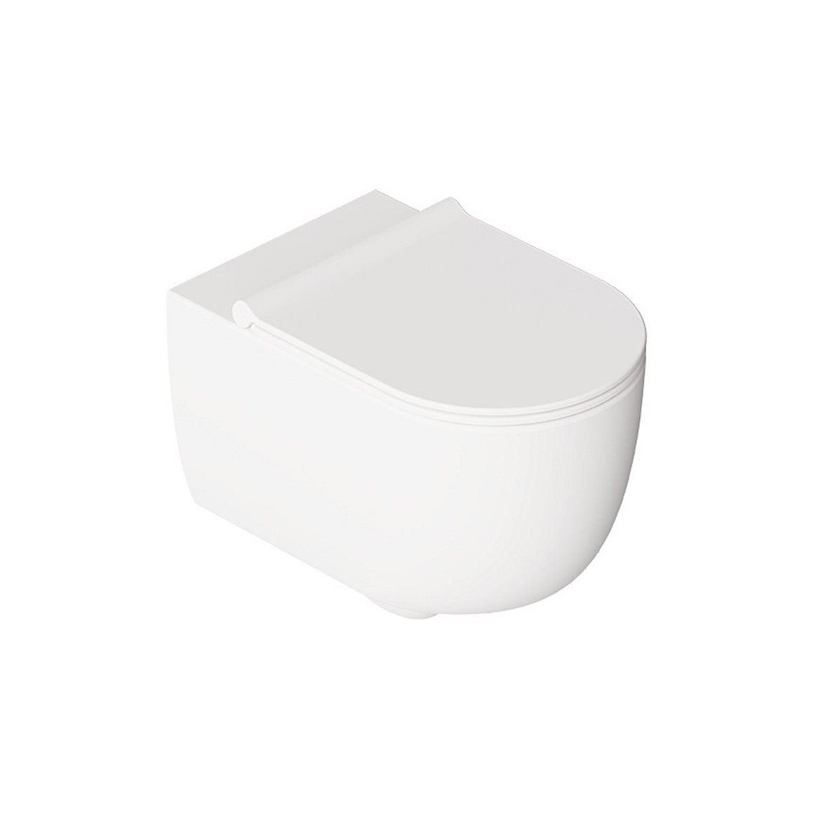 Alice Ceramica UNICA WC-istuin seinään 550 rimless Aliflush mattavalkoinen