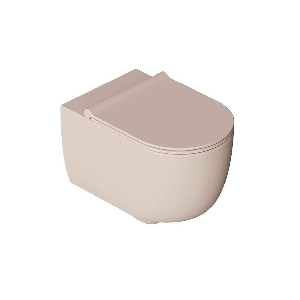 Alice Ceramica UNICA WC-istuin seinään 550 rimless Aliflush hiekka