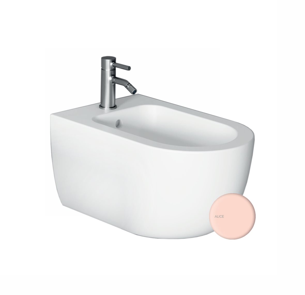 Alice Ceramica UNICA pesuistuin seinään 550 rosa