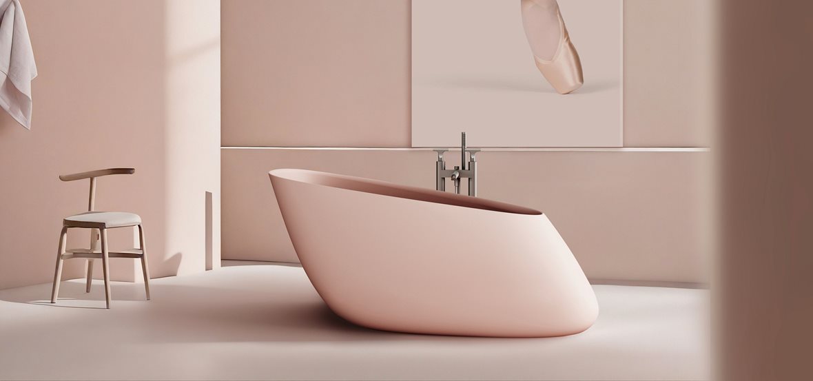 PAA Pointe, PAA Pointe kiviamme 150x72x67,5 cm rose vapaasti sijoitettava