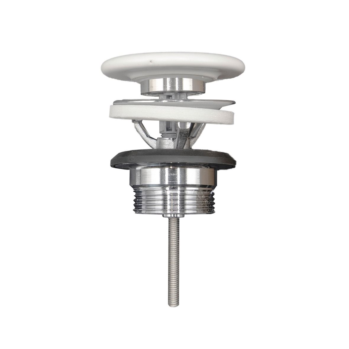 Alice Ceramica sulkeutumaton pohjaventtiili keraaminen mattavalkoinen 1 1/4" uk