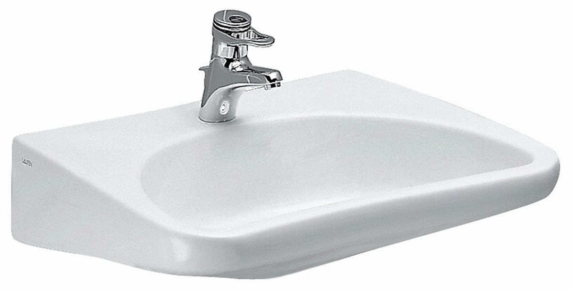 Laufen Libertyline seinään asennettava pesuallas 66X55X19 cm kiiltävä valkoinen posliini kiiltävä valkoinen