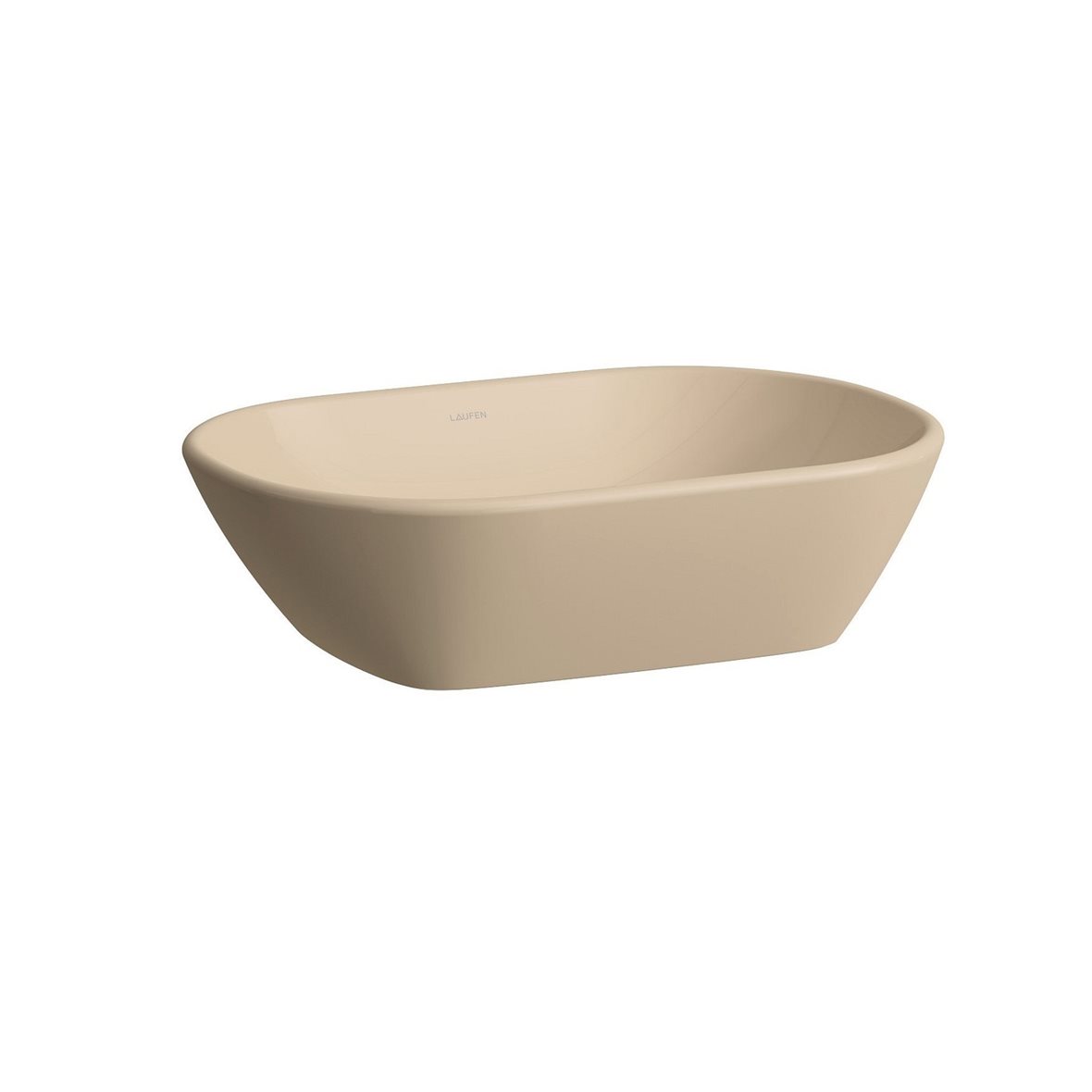 Laufen Lua malja-allas 50X35X17,5 cm bahama beige posliini kiiltävä beige