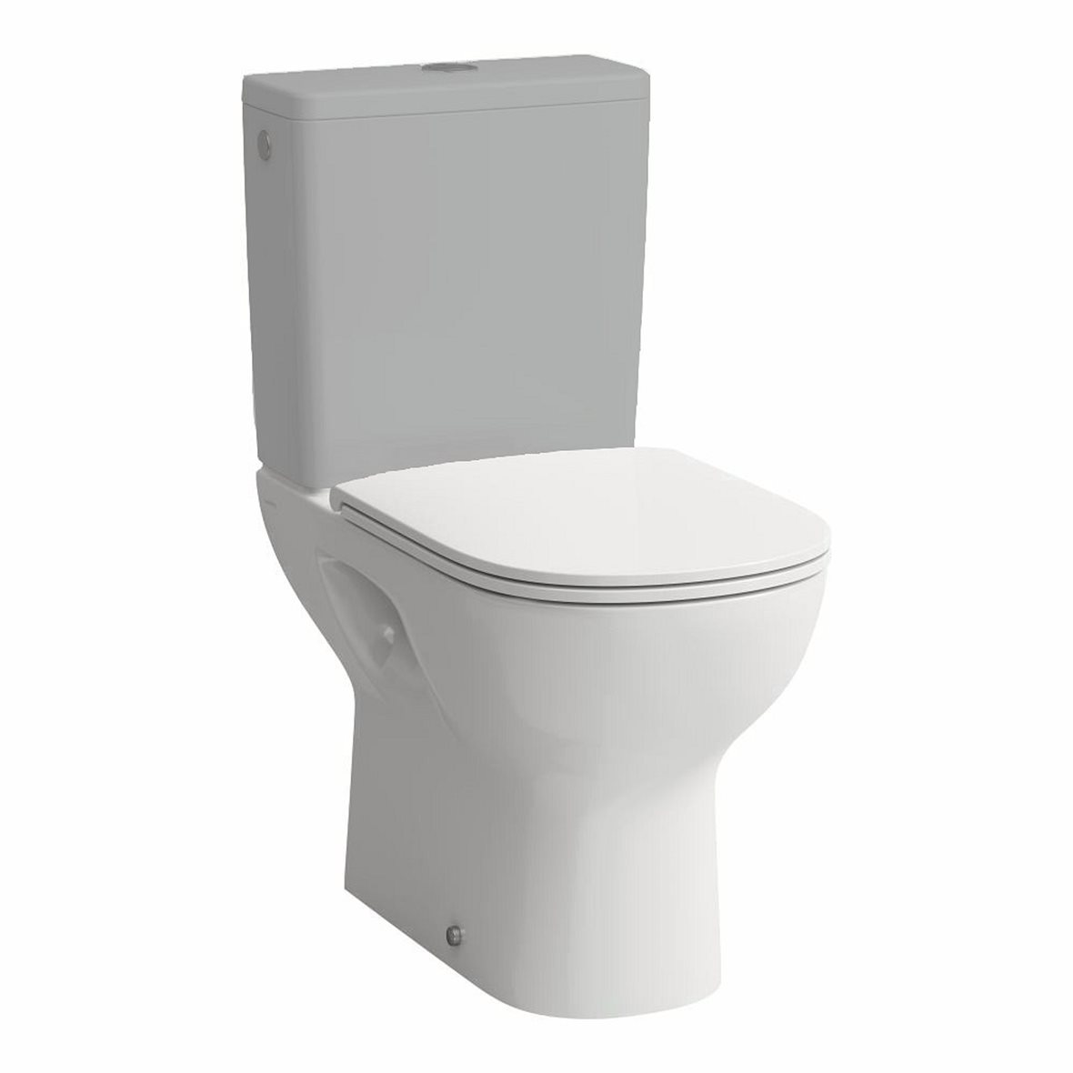 Laufen Lua WC-istuinkulho ilman säiliötä lattiaan rimless S-lukko kiiltävä valkoinen