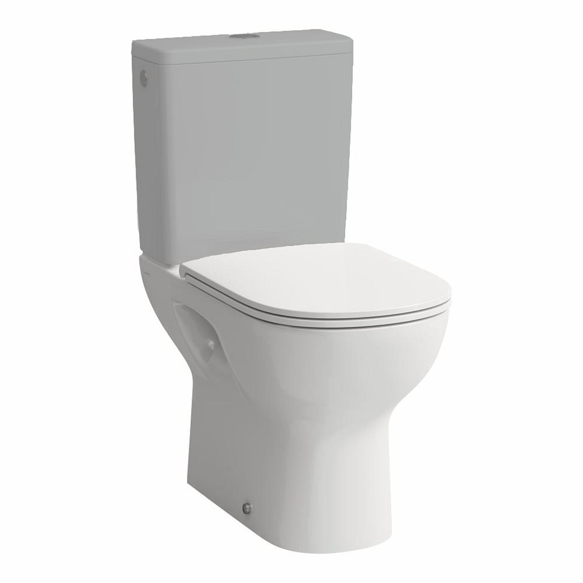 Laufen Lua WC-istuinkulho ilman säiliötä lattiaan rimless S-lukko kiiltävä valkoinen LCC