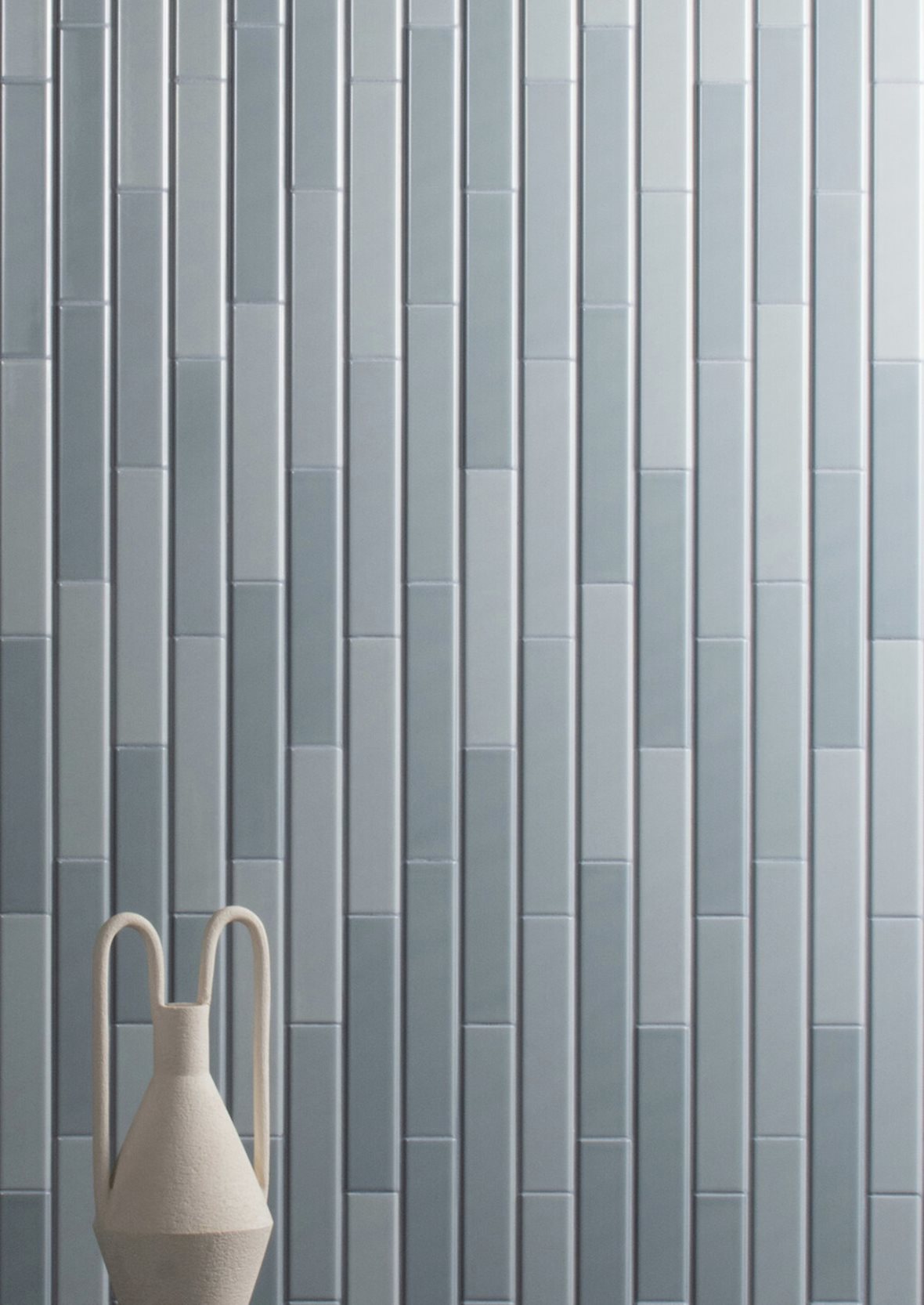 Moderni, LPC Tinte, LPC Tinte lasitettu kaakeli seinälaatta 5X25 Carta Da Zucchero tasapintainen kiiltävä keskitumma sininen vivahteikas