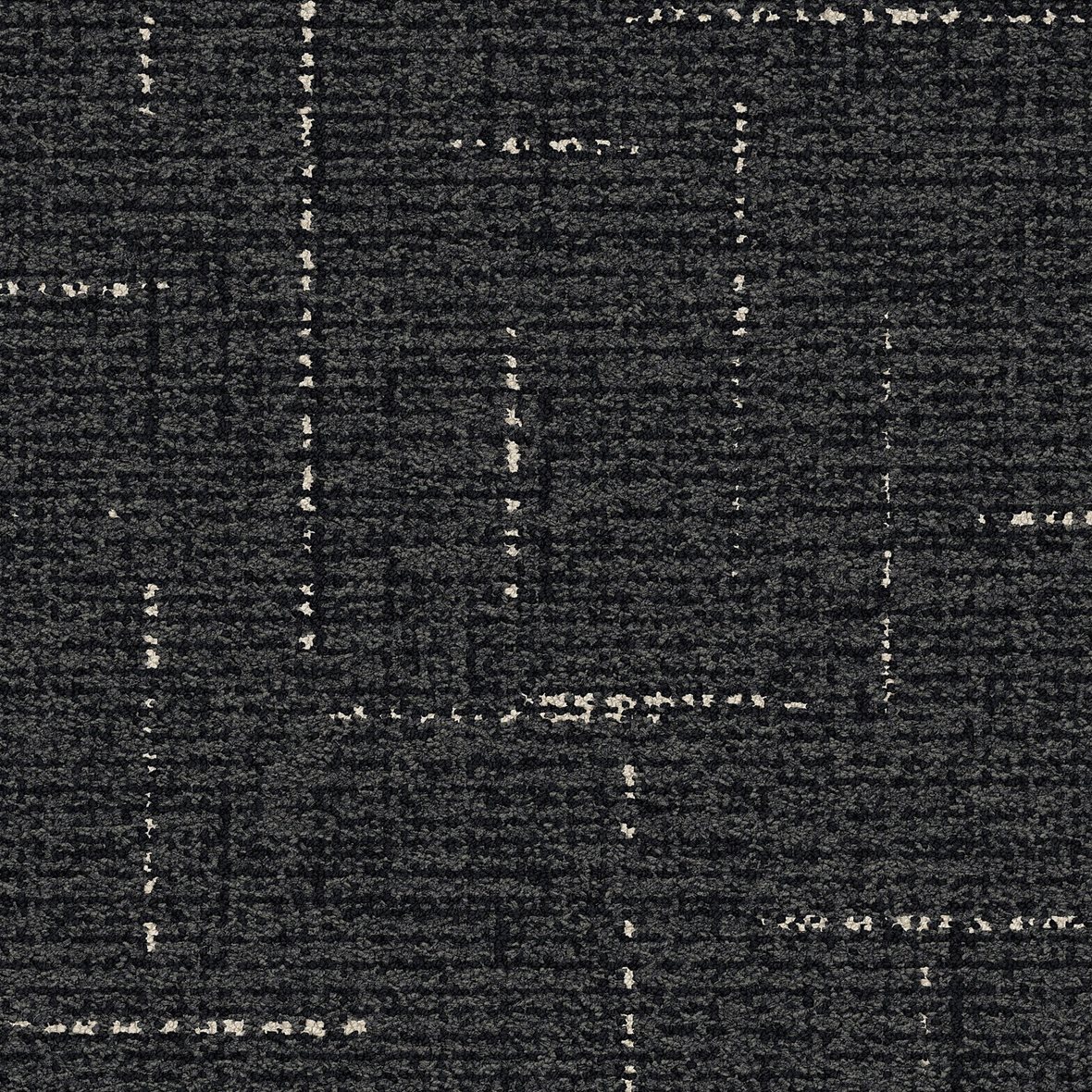 Interface Dressed Lines Simple Does It tekstiililaatta 1904006 Ebony 50X50