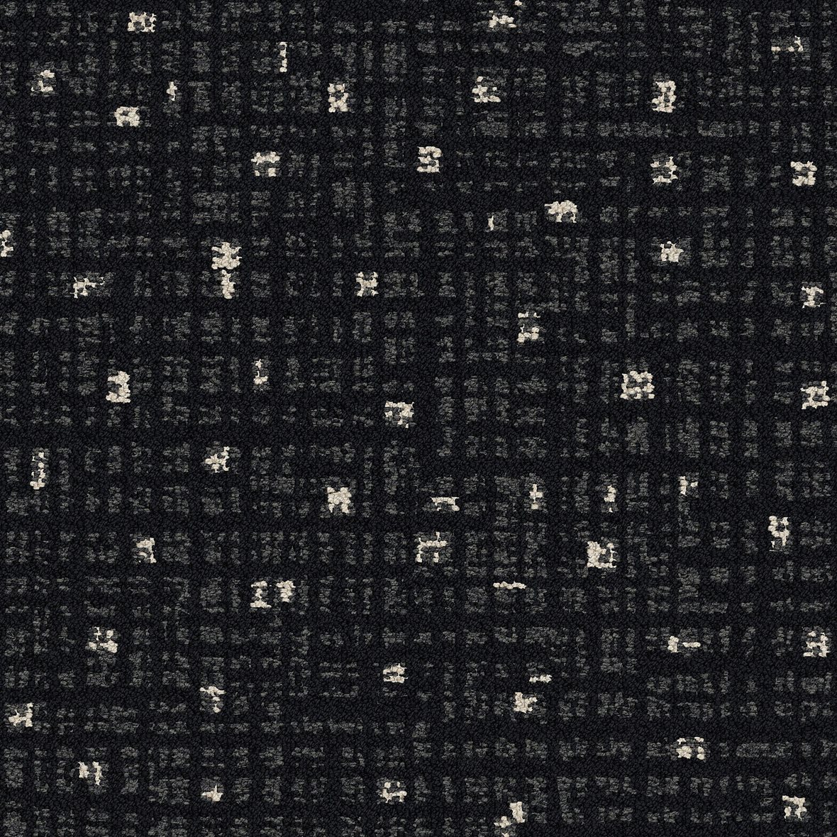 Interface Dressed Lines Positive Spin tekstiililaatta 1907006 Ebony 50X50