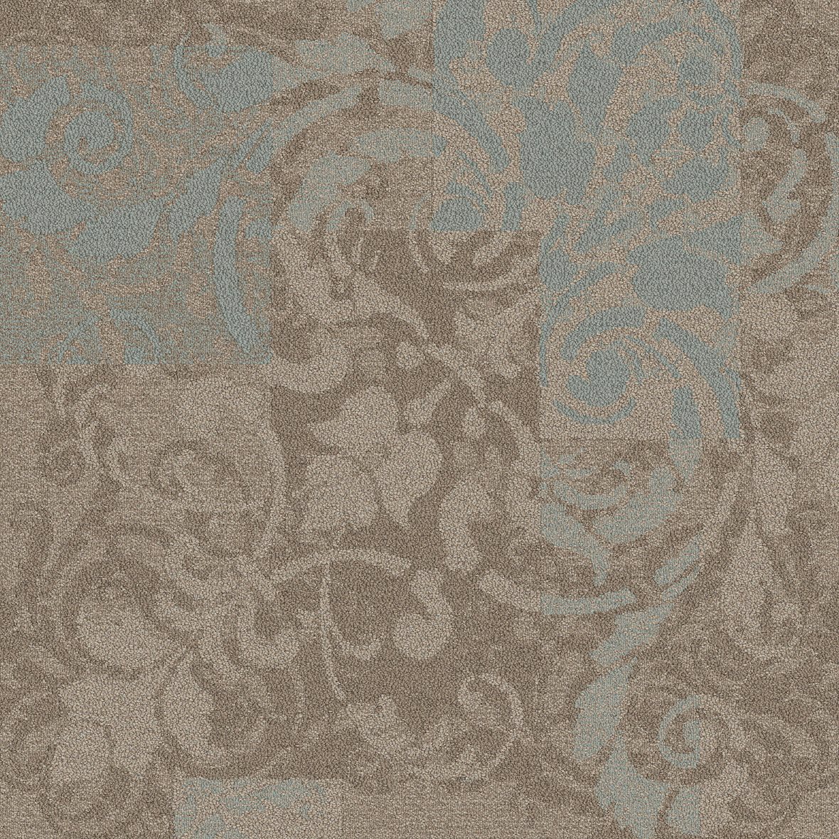 Interface Head Over Heels M0827 tekstiililaatta 6640034 Cornflower 100x100