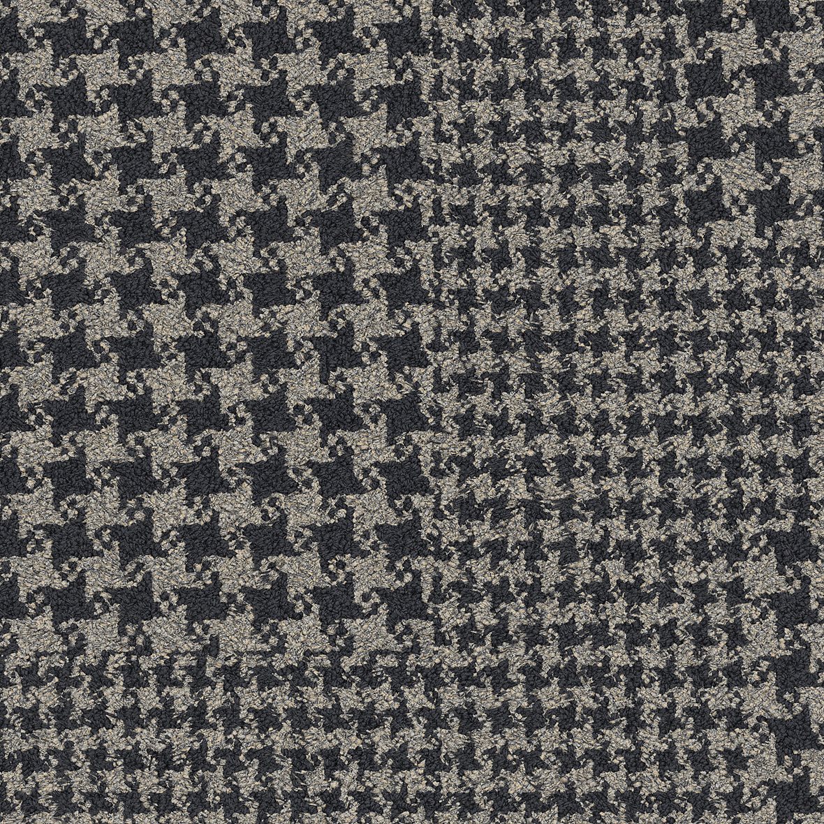 Interface Collins Cottage tekstiililaatta 8152003 Hound Charcoal 50x50