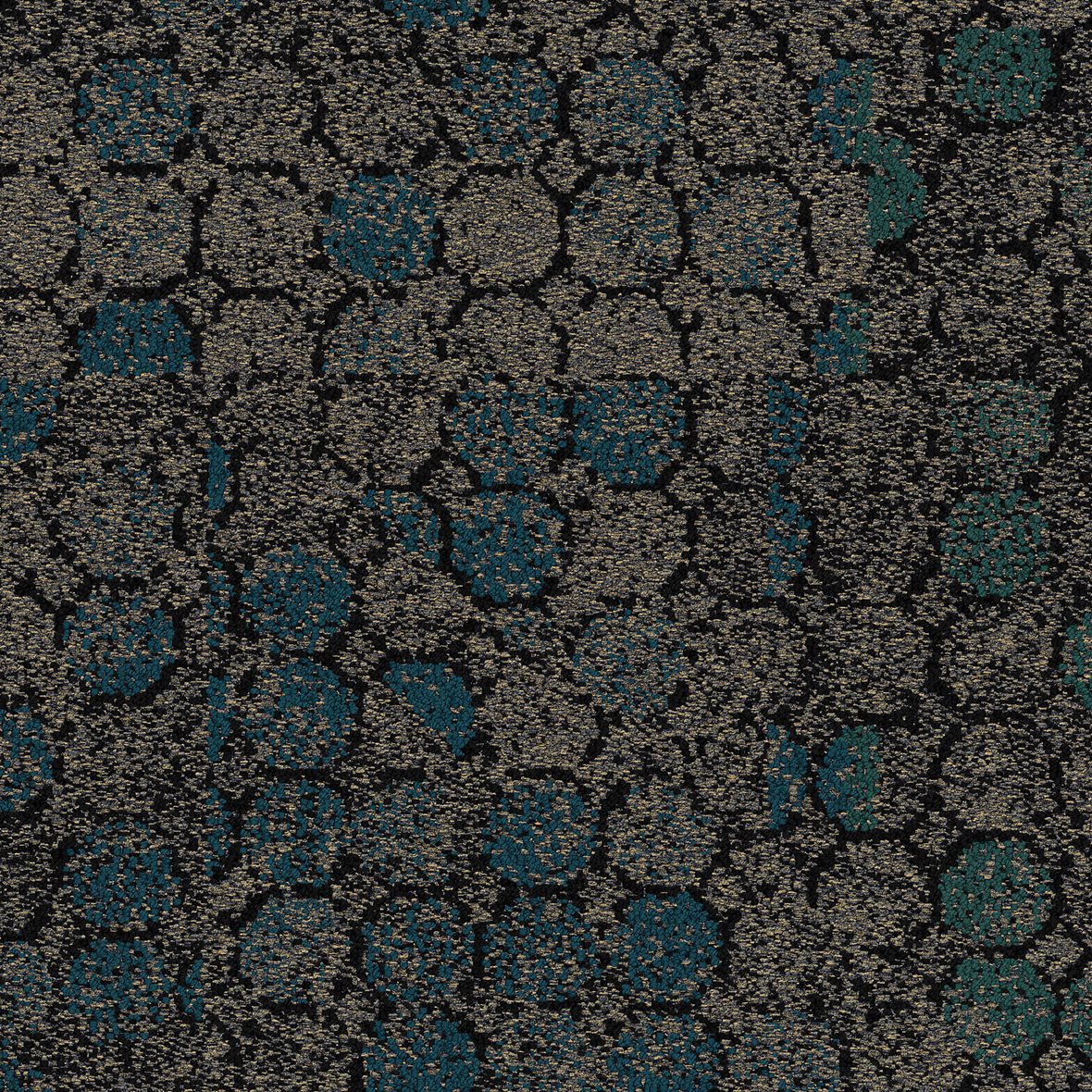 Interface NY+LON Streets Broome Street tekstiililaatta 9440006 Teal Glass 50X50