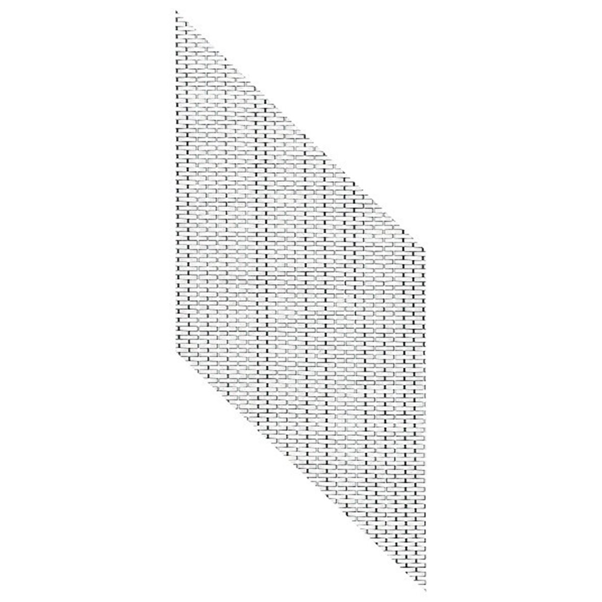 Vertisol Chroma kudottu vinyylilaatta Diamond Pure White 38X92X0,27 cm