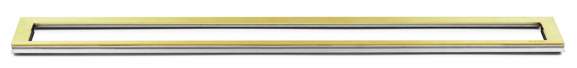 Unidrain HighLine 1915 kehys 700/10 mm RST AISI 304 PVD-messinki