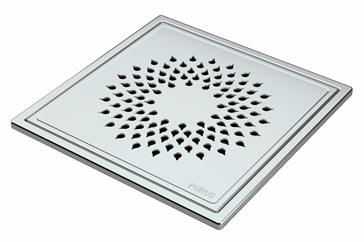 Purus Square Drop kaivonkansi neliö RST 197x197 mm