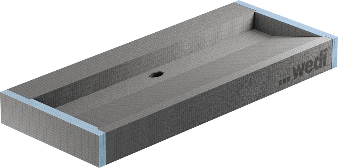wedi Sanbath Flex pesuallaselementti 120x50x12 cm