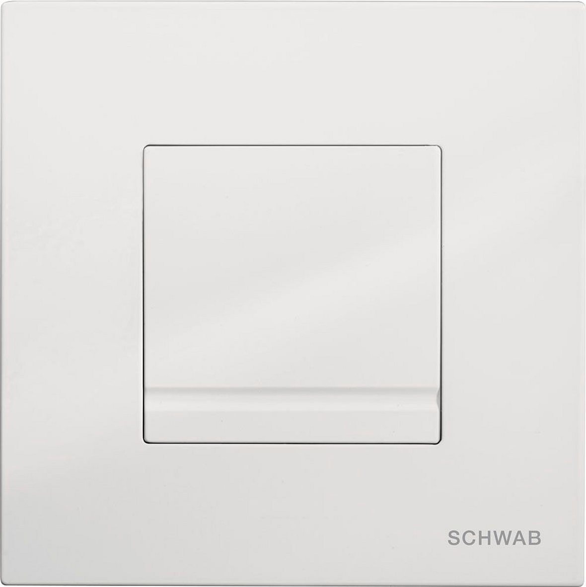 Schwab Arte seinä-WC huuhtelupainike yksihuuhtelu valkoinen
