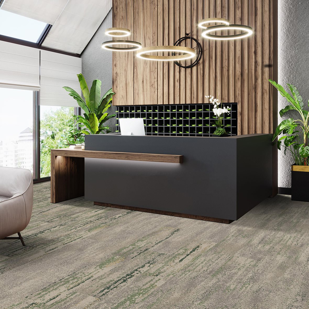 Tekstiililattiat hotelleissa